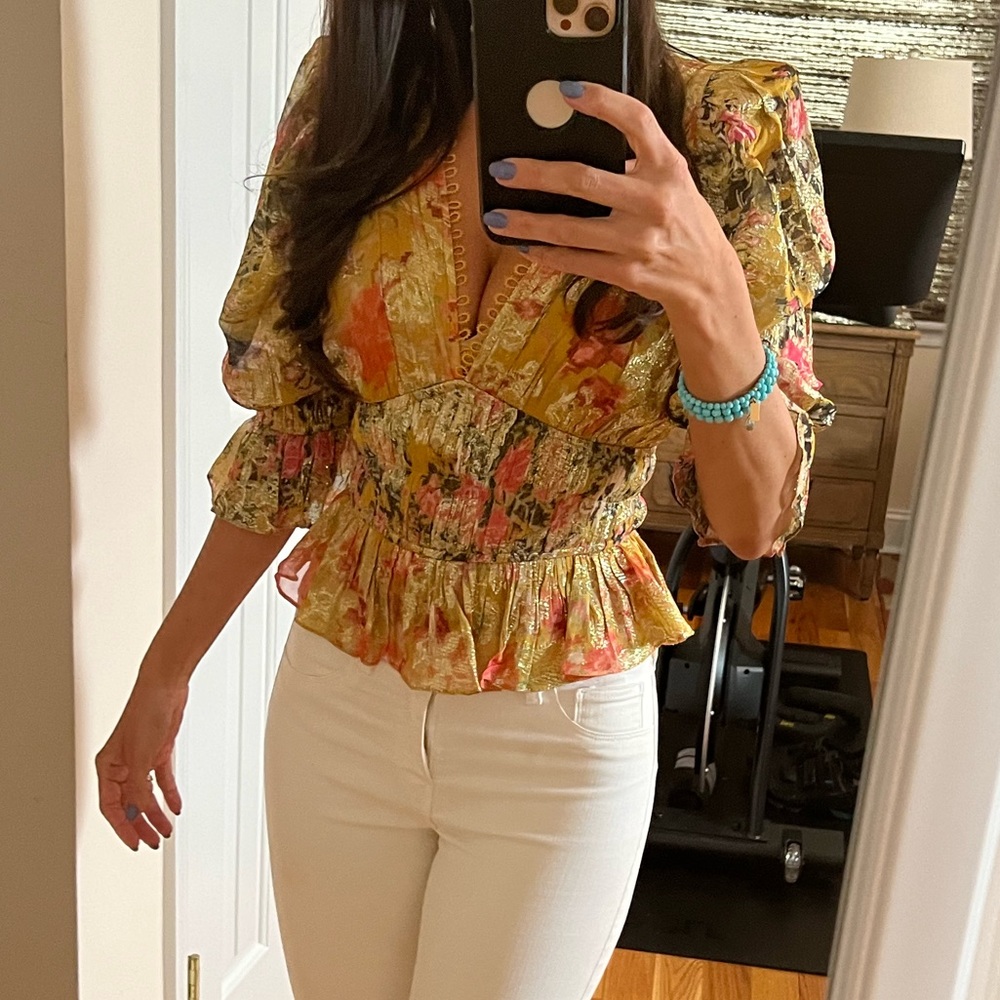 Hemant and nandita shirt size xs bodysuit